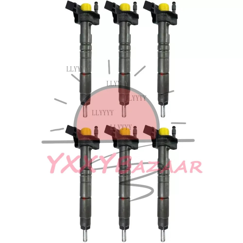 6Pcs Injectors 0445116028 Fits For Mercedes Sprinter 098643 A6420701287 Diesel ~