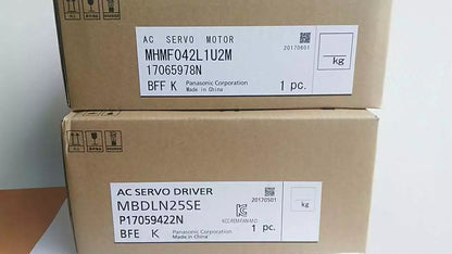 Panasonic MHMF042L1U2M Servo Motor with MBDLN25SE Driver New - PANASONIC