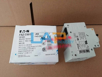 EATON FAZ-C50/3 Circuit Breaker 3P 50A - New 1PCS - EATON