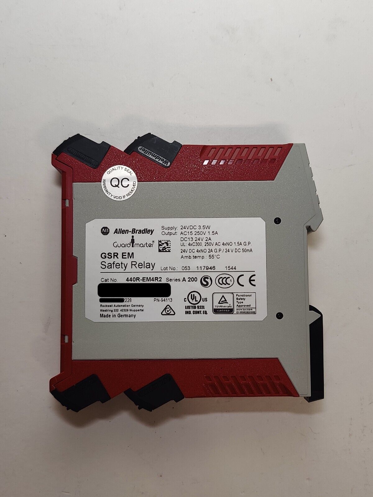 Guardmaster Expansion Module Safety Relay 24VDC Safety Relay Module - GUARDMASTER
