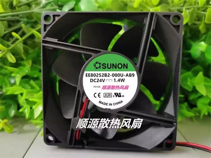 SUNON EE80252B2-000U-AB9 DC24V 1.40W 80*80*25MM Inverter Cooling Fan