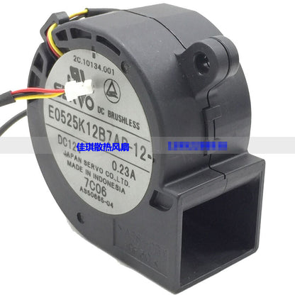 1pcs  SERVO E0525K12B7AP-12 12V 0.23A 4725 turbo projector fan