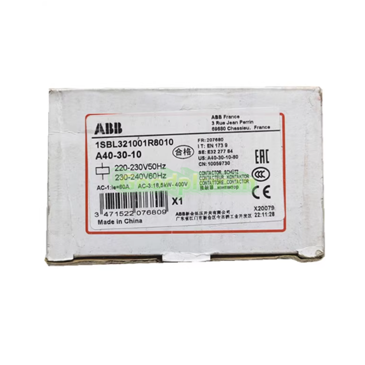 ABB A40-30-01 Contractor AC380V/110V/220V 1Pcs/