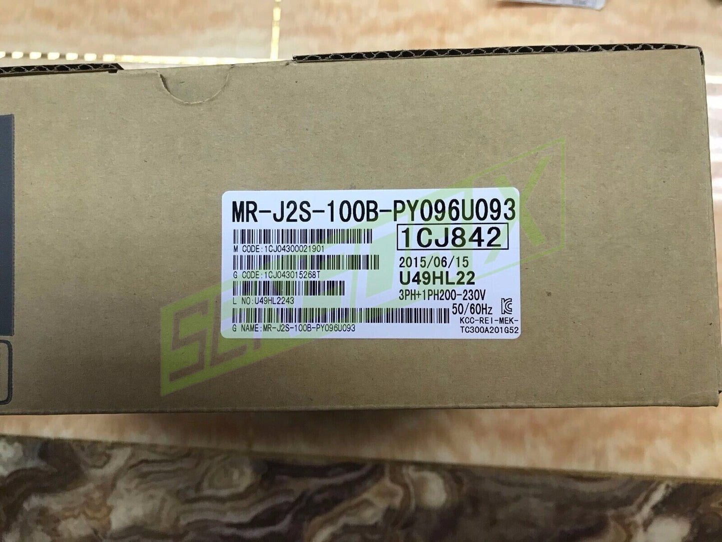 MITSUBISHI AC SERVO DRIVER MR-J2S-100B-PY096U093 - MITSUBISHI