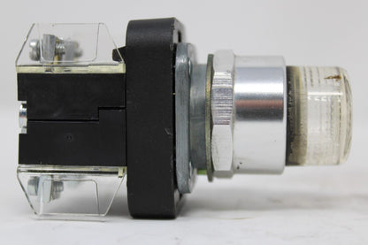used Allen Bradley 800T-QB24CD1 Clear Illuminated Pushbutton - ALLEN BRADLEY