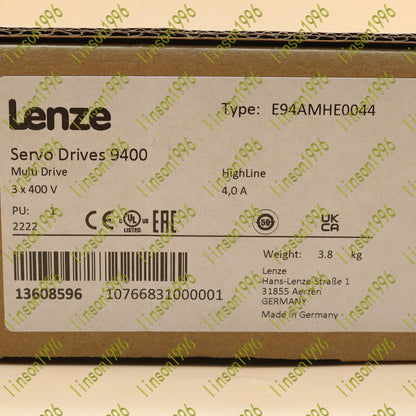 LENZE E94AMHE0044 Servo Drive In Box Fast - High Performance Motor Controller - LENZE