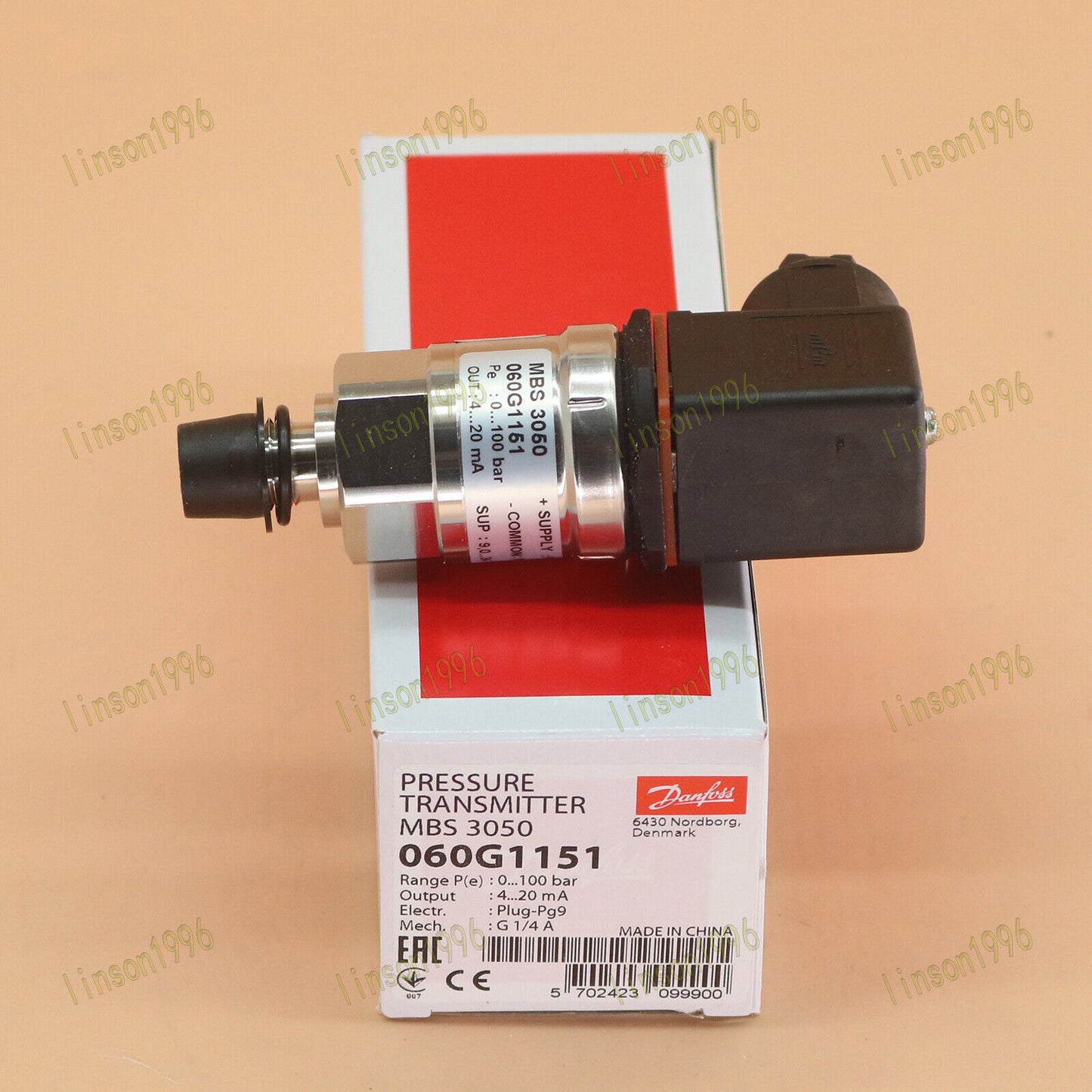 Danfoss MBS 3050 060G1151 Pressure Transmitter - DANFOSS