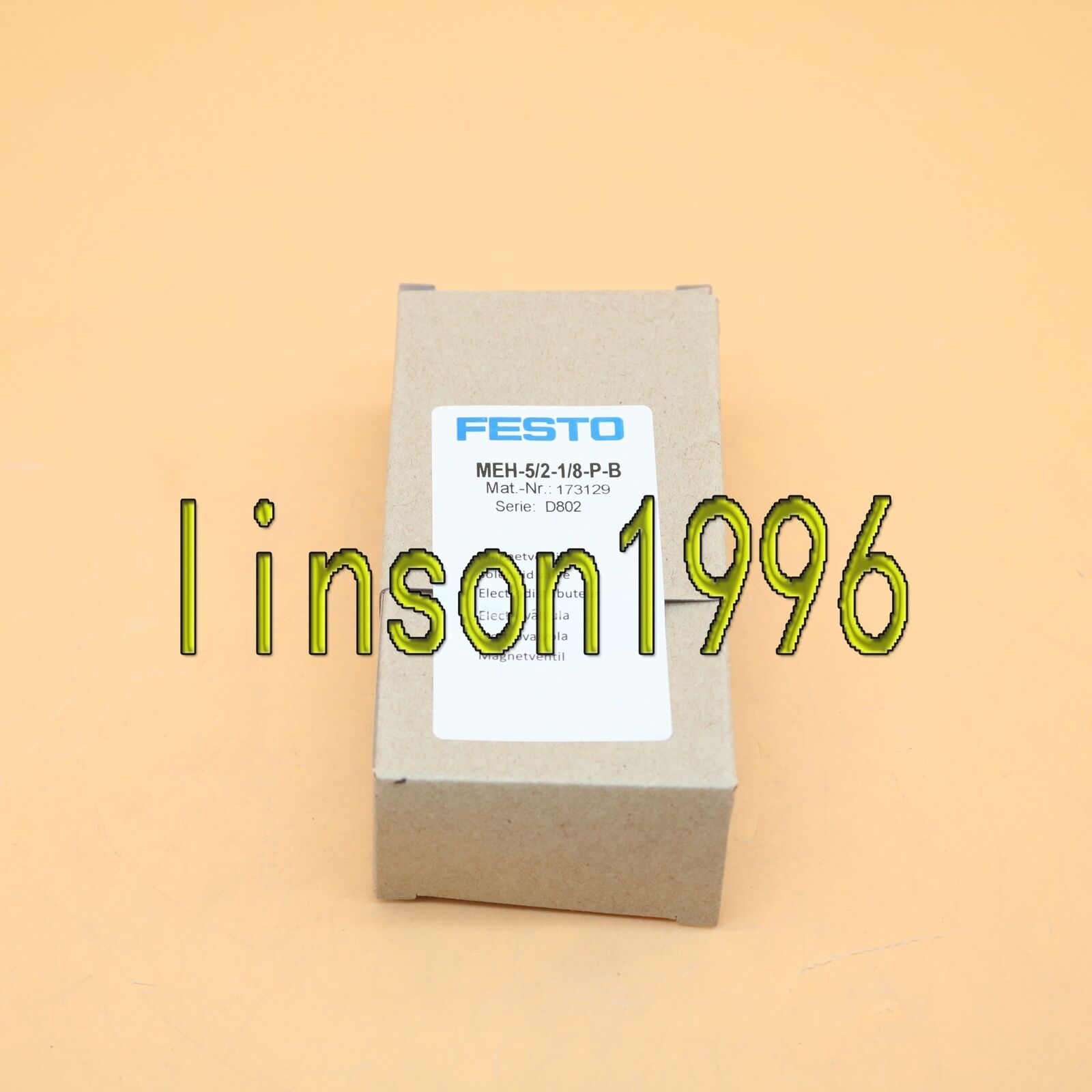 FESTO MEH-5/2-1/8-P-B Solenoid Valve - FESTO
