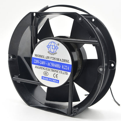 1pcs  JIAFENG JF17251HA2HSL AC 220V 50/60Hz 0.22A 170*150*51mm fan