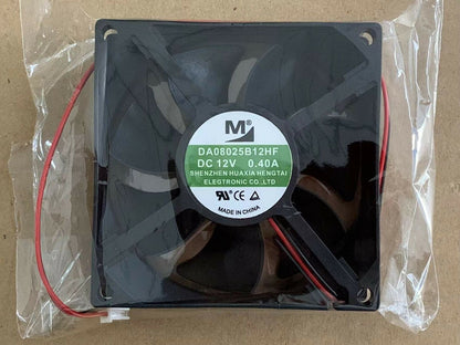 new M DA08025B12HF DC12V 0.40A 8025 8CM chassis power supply cooling fan