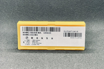 Mitsubishi Diaedge WNMG 432 MA UE6020 CNC Carbide Inserts (10 PCS)