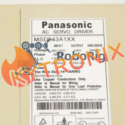 1PCS PANASONIC MSD043A1XX Quality Assurance