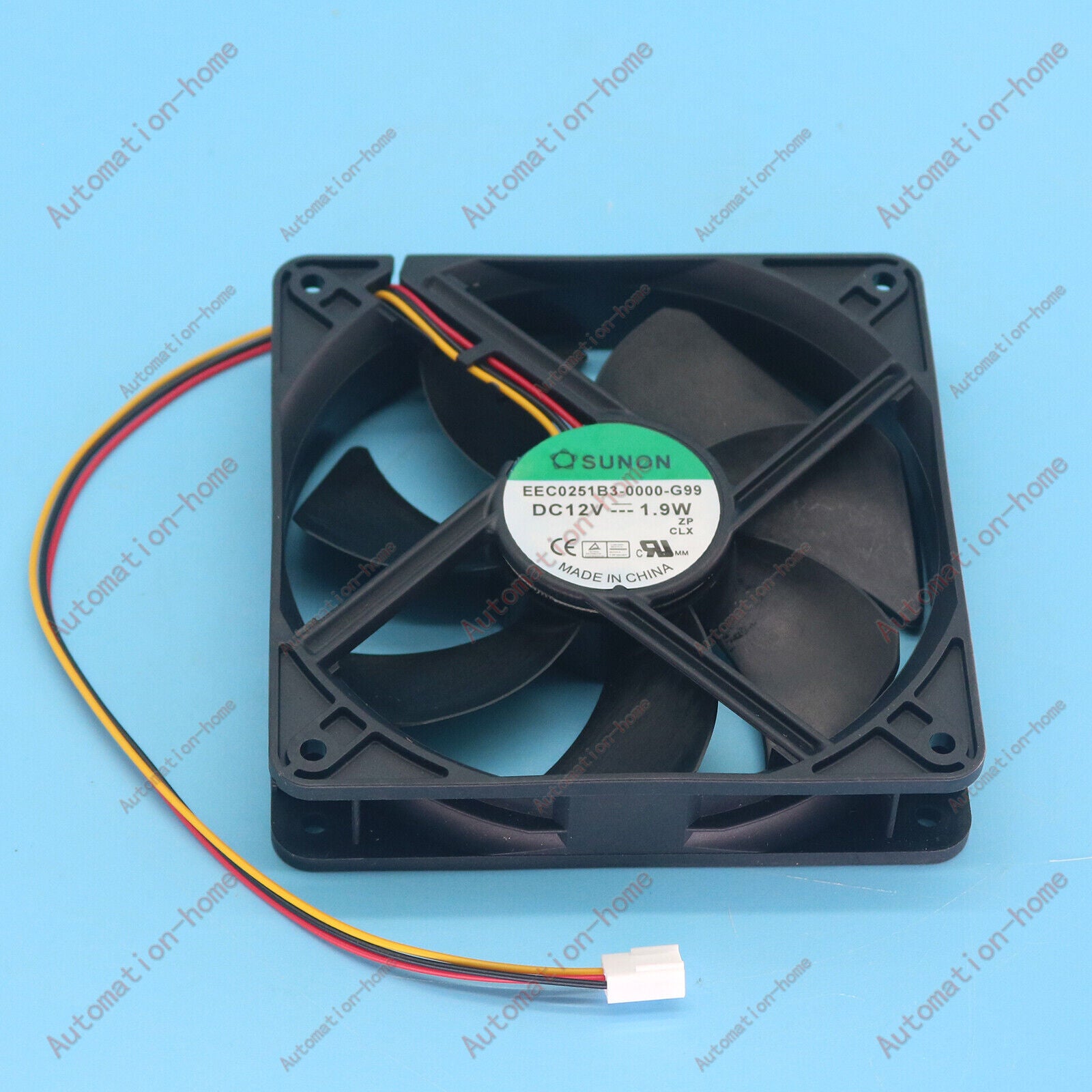 12v 1.9w 12cm 3-wire cooling fan by SUNON EEC0251B3-0000-G99 - SUNON