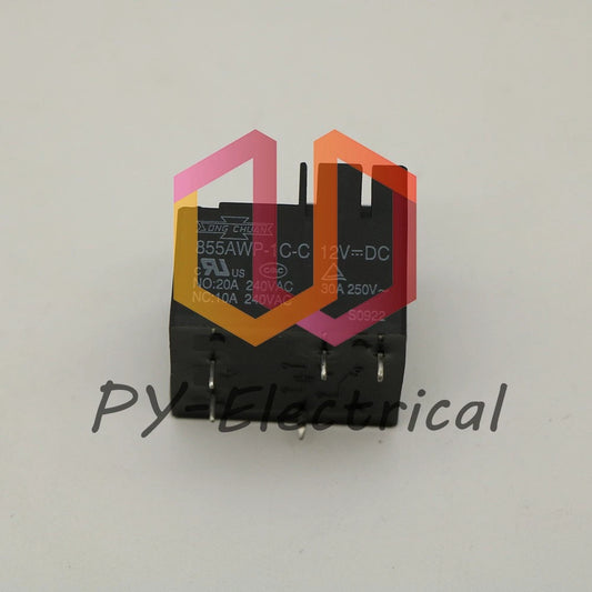 10PCS SONG CHUAN 855AWP-1C-C 12VDC Power Relay 12VDC 5Pin 20A 240VAC