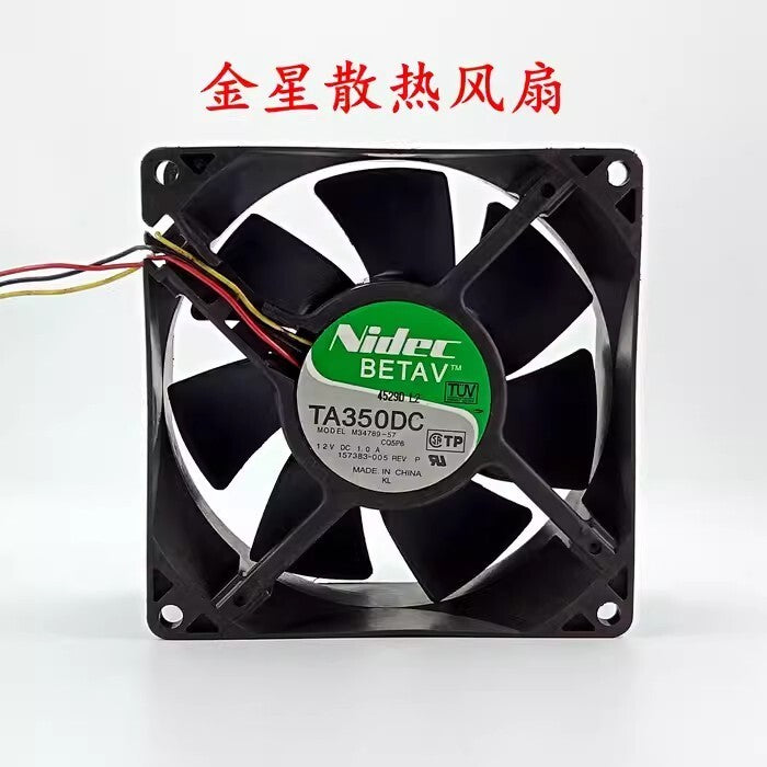 NIDEC TA350DC M34789-57 DC12V 1A 9CM 3-Wire Silent Cooling Fan