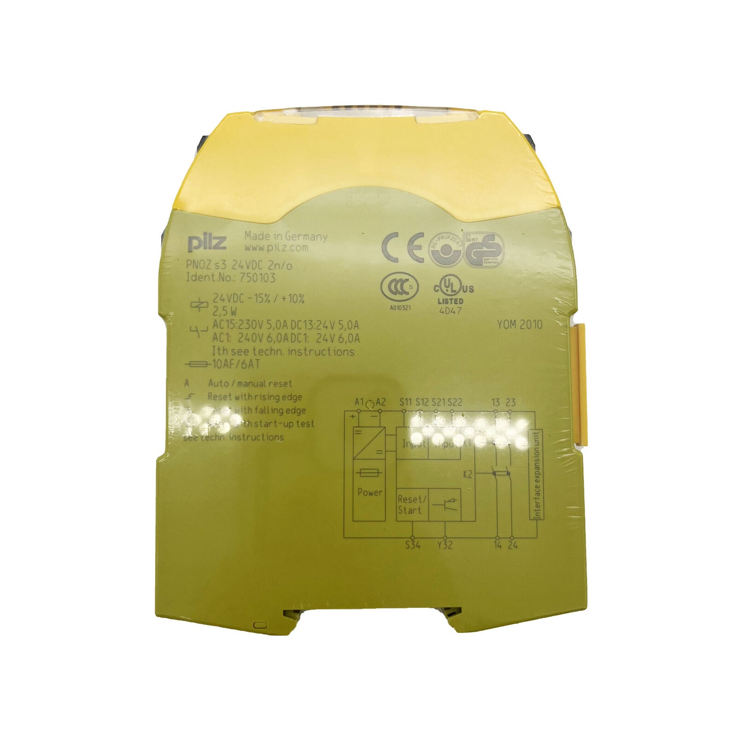 US FAST SHIP 1PCS New In Box PILZ PNOZ S3 750103 Safety Relay - KOEED