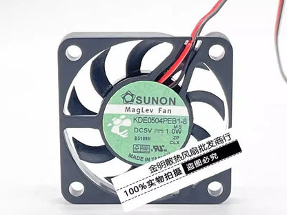 SUNON KDE0504PEB1-8 4007 5V 1.0W 4CM 2-Wire Silent Cooling Fan