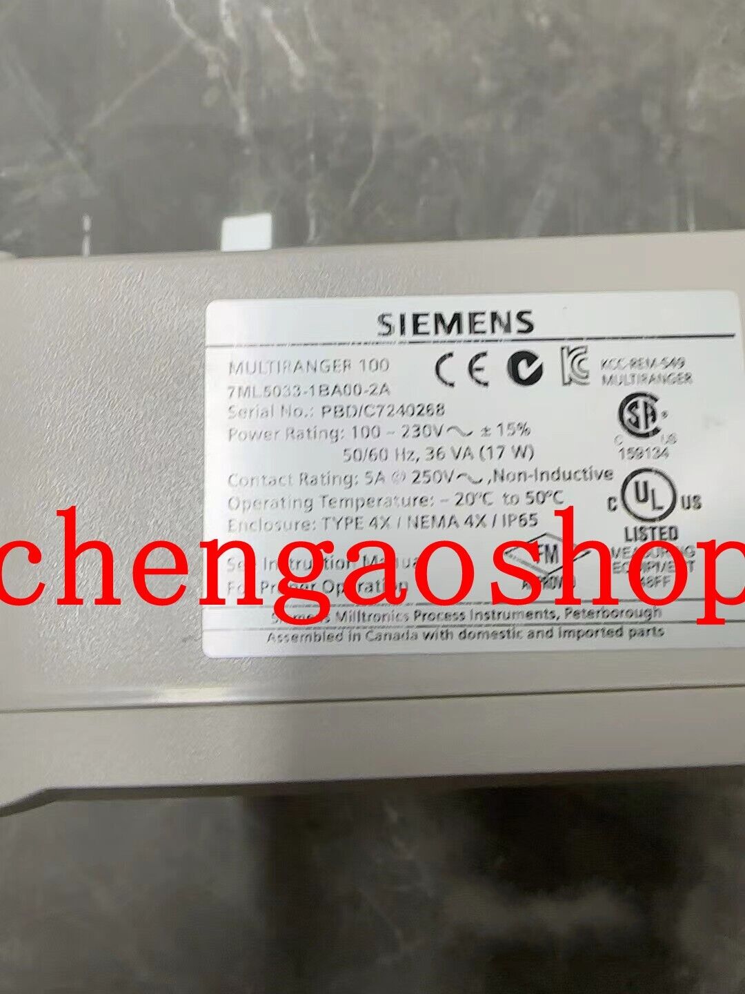 used 1PCS  7ML5033-1BA00-2A liquid level gauge