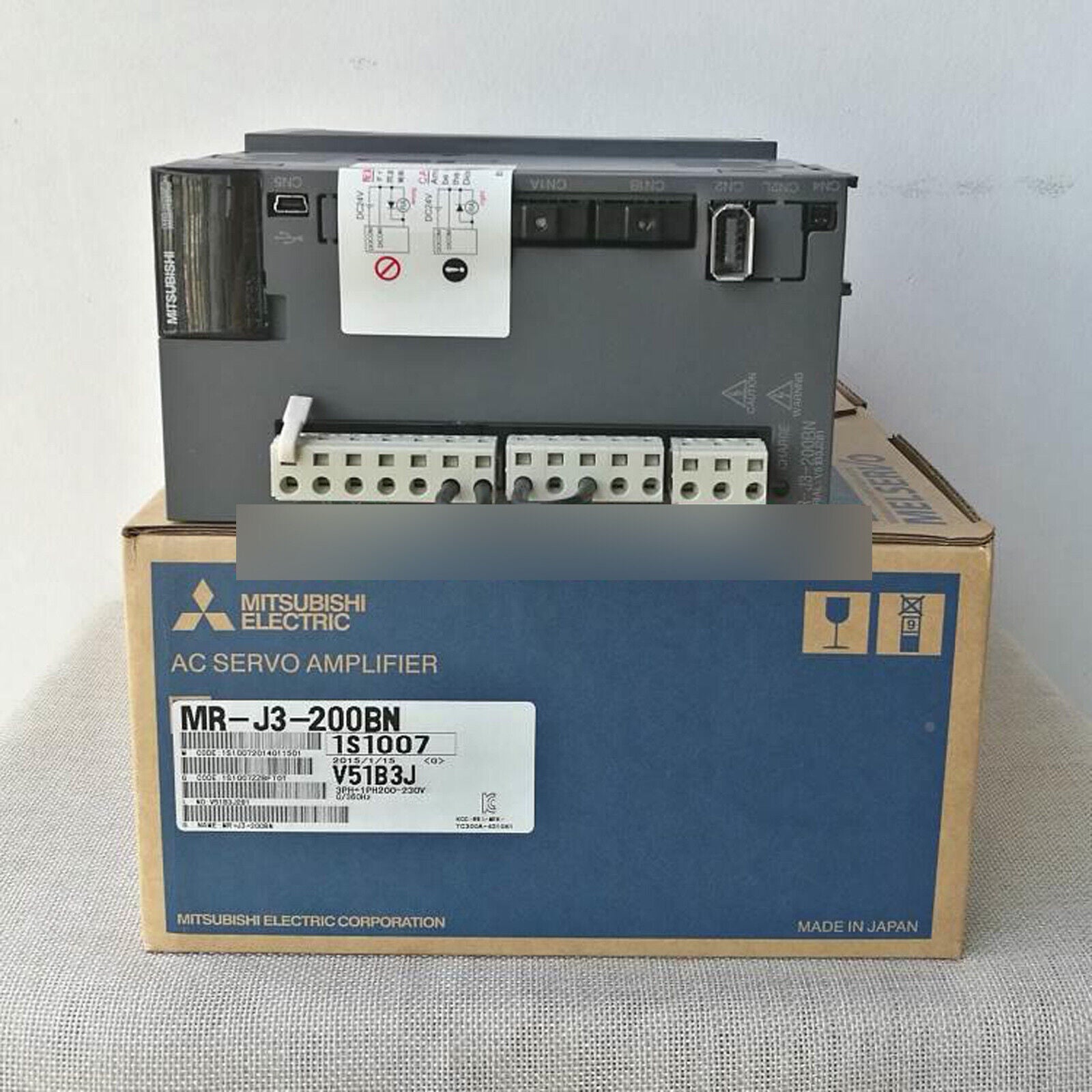 Mitsubishi MR-J3-200BN AC Servo Driver 1-Year - MITSUBISHI