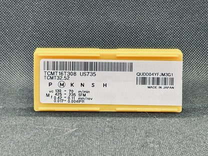 Mitsubishi Diaedge TCMT32.52 TCMT 16T308 US735 Carbide Inserts (10 PCS)