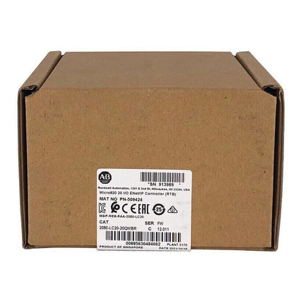 Allen-Bradley Micro820 Controller 2080-LC20-20QWBR | New - ALLEN-BRADLEY