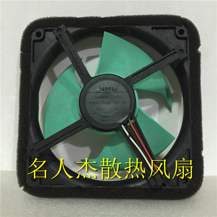 1pcs NMB MODEL4715JL-09W-S37 DC15V 0.28A refrigerator cooling fan