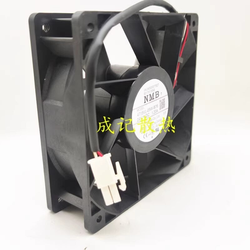 NMB 4715VL-05W-B76 DC24V 1.2A 120*120*38MM 3-Wire Inverter Cooling Fan