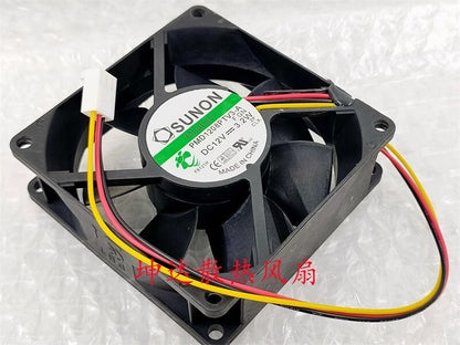 SUNON PMD1208PTV3-A F.GN 8025 DC12V 3.2W 8CM 3-Wire Ball Cooling Fan