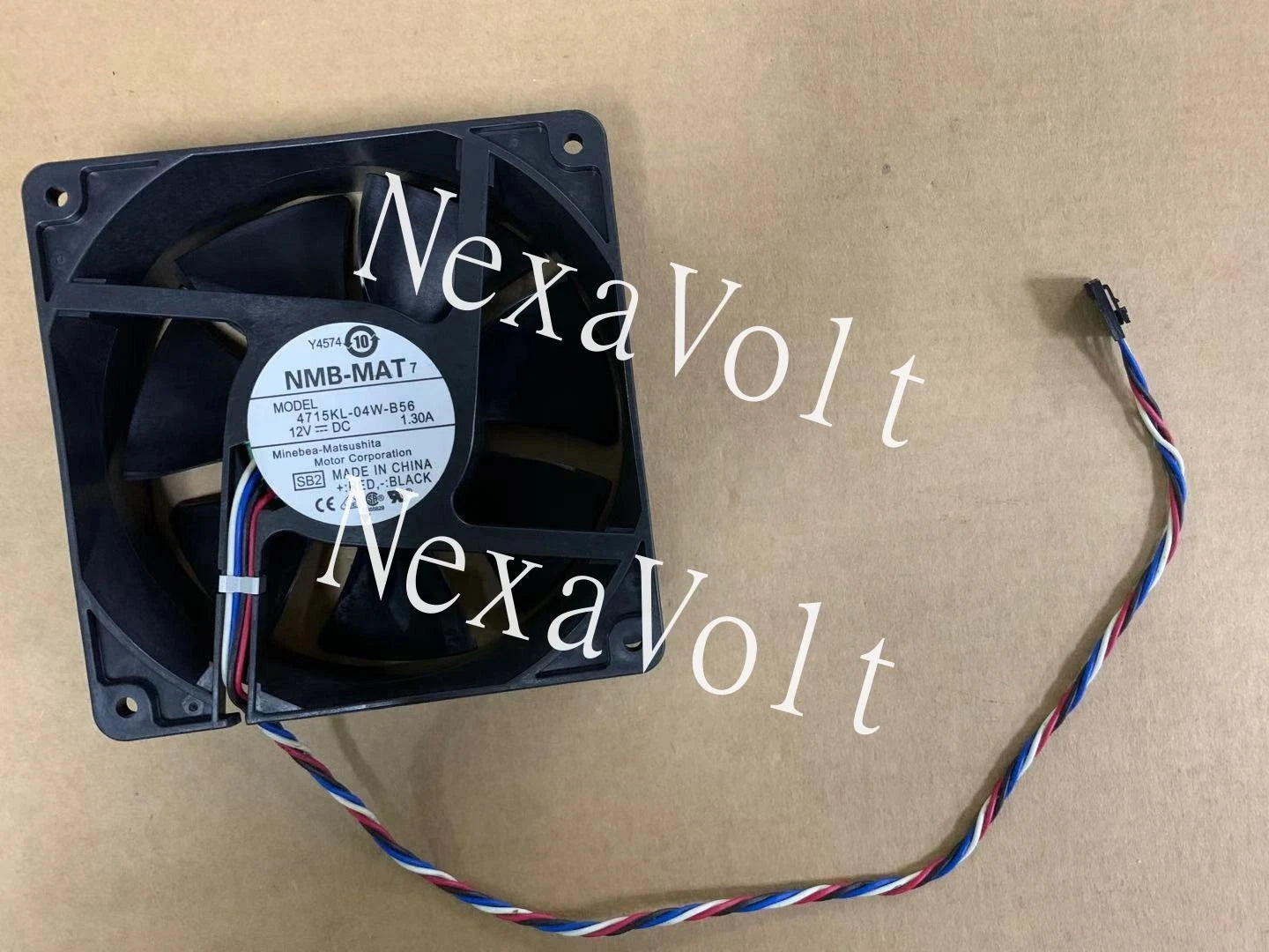 for OEM Dell Y4574 NMB-MAT Fan 4715KL-04W-B56 120x120x38mm 12v 1.30A 5-pin