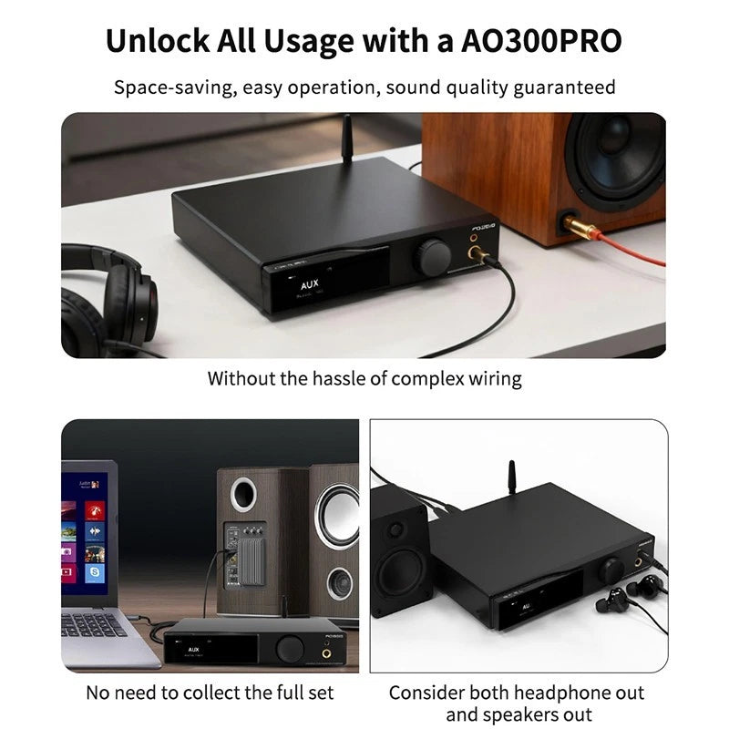 SMSL AO300 PRO CS43131 Decoder Chip DAC + Power Amplifier&Headphone Amplifier
