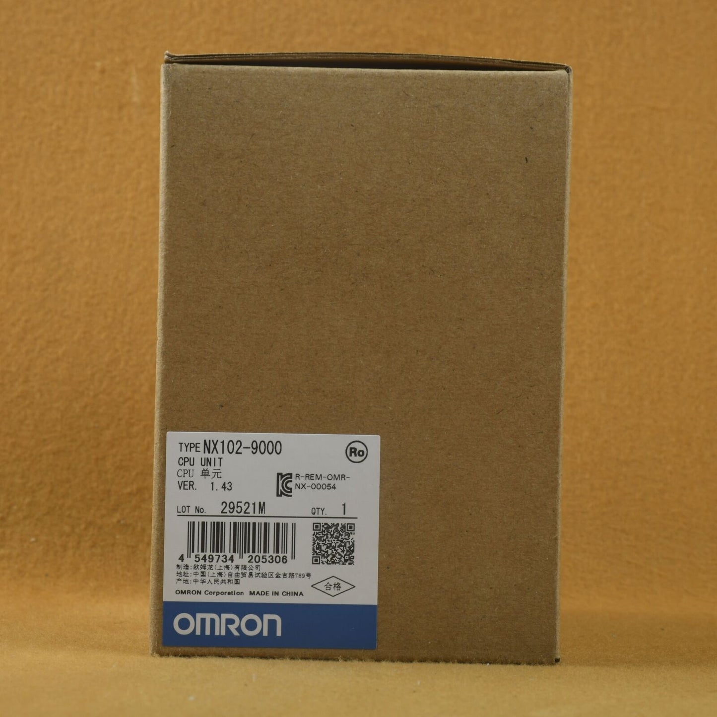 new Omron NX102-9000 Programmable Controllers 1year Fast Delivery - OMRON
