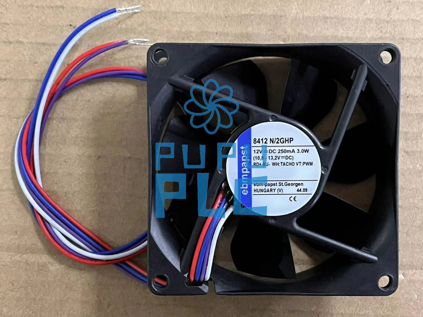 For Papst 8412N/2GHP 8412 N/2GHP 12VDC 80mm 25mm Fan~