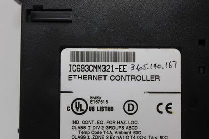 used Fanuc IC693CMM321-EE Ethernet Controller - FANUC