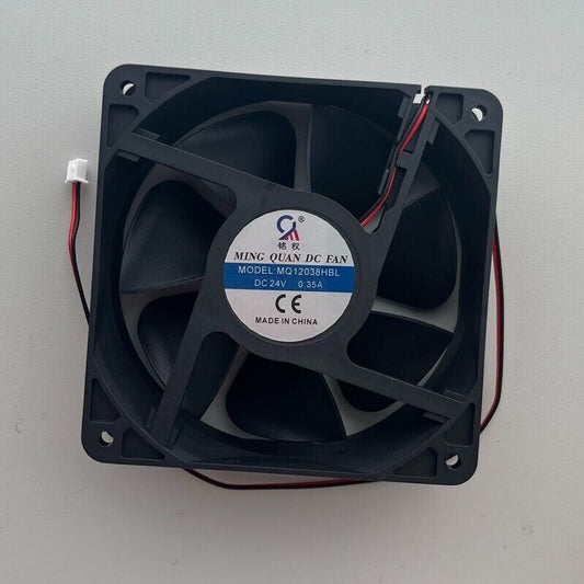 new MINGQUAN MQ12038HBL DC24V 0.35A 12CM 2-Wire Axial Cooling Fan - MINGQUAN