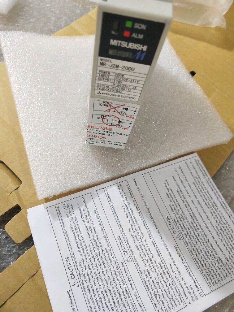 1PC Mitsubishi MRJ2M20DU Servo Drive 1 Year - MITSUBISHI