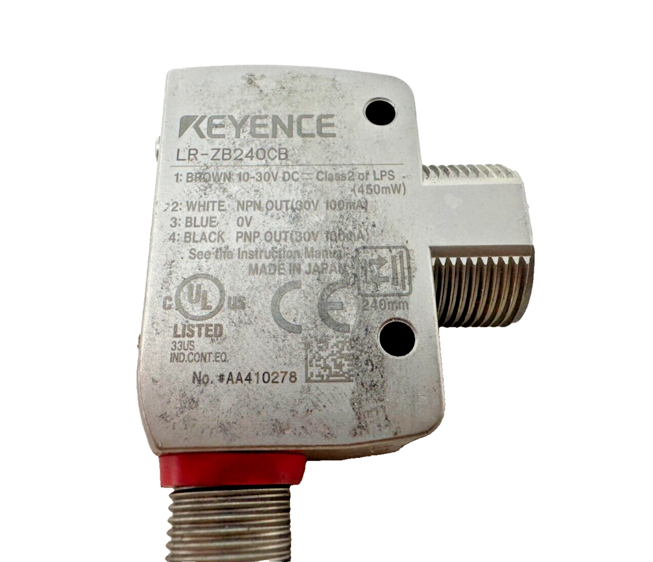 used Keyence LR-ZB240CB Sensor - KEYENCE
