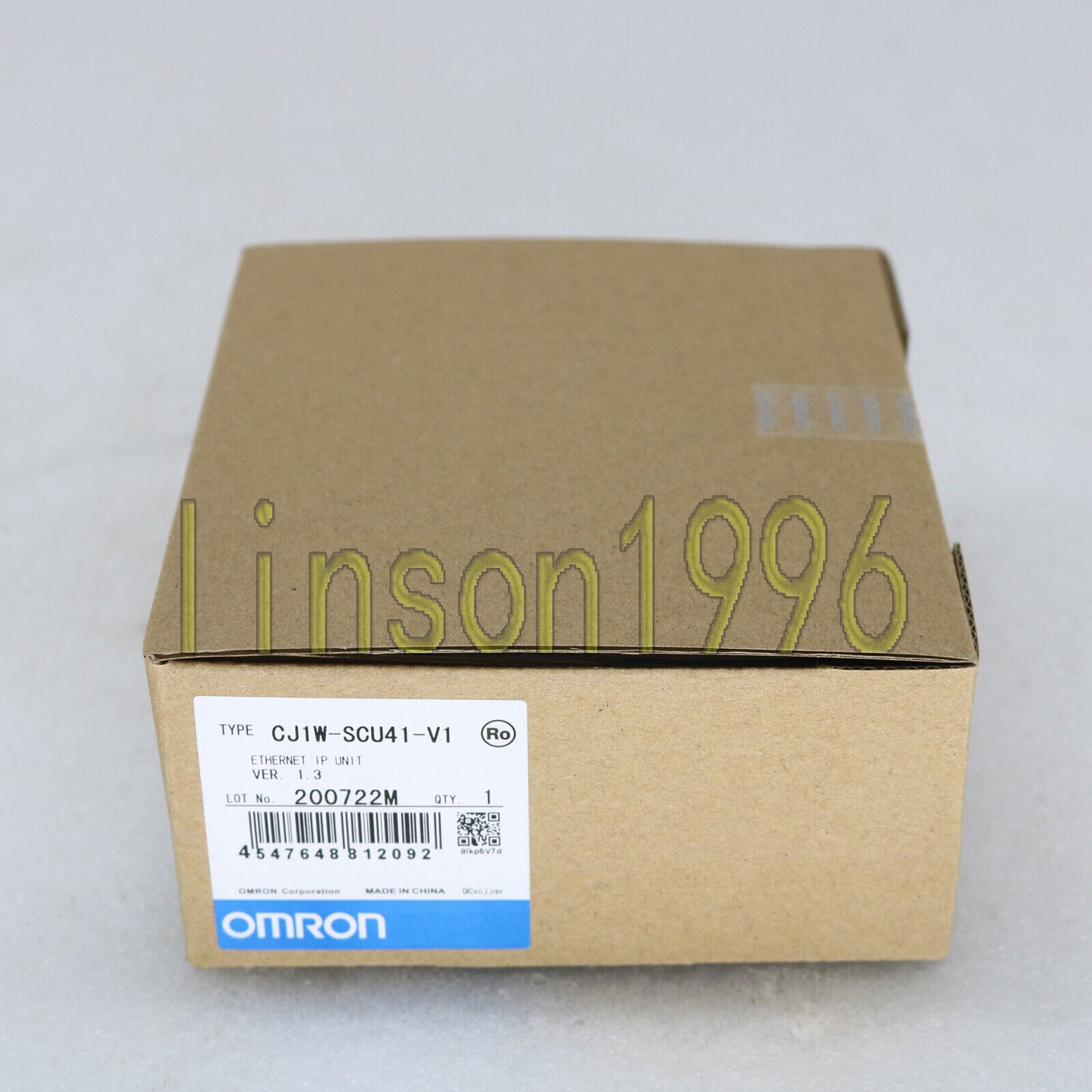 OMRON CJ1W-SCU41-V1 Serial Communication Unit One-Year - OMRON