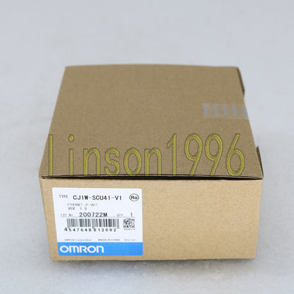 OMRON CJ1W-SCU41-V1 Serial Communication Unit One-Year - OMRON