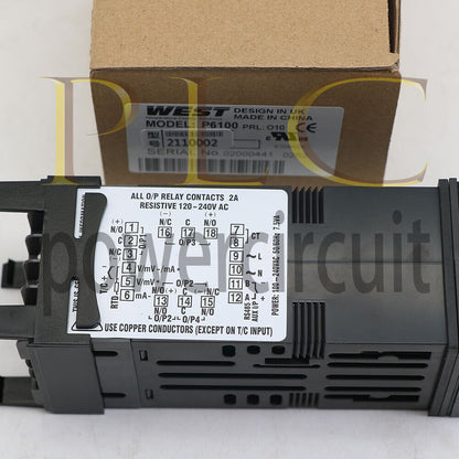 new WEST P6100-2110002 Temperature Controller P61002110002 - WEST