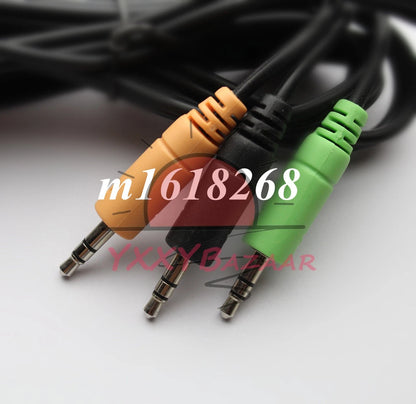 Logitech Z-5500 Speakers Color Coded 3 color Audio Cable 3.5mm cable Adapter