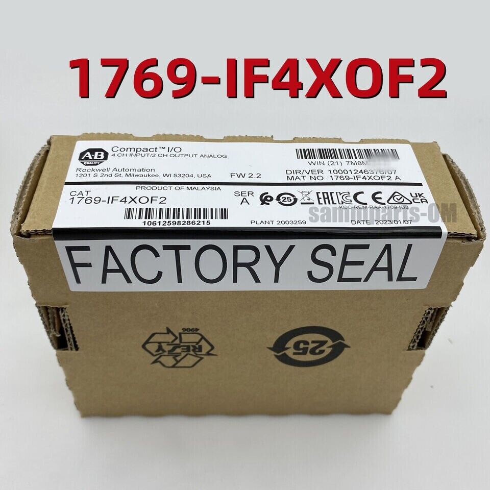 CompactLogix 6 Pt and Module - Sealed AB - 1769-IF4XOF2 - COMPACTLOGIX