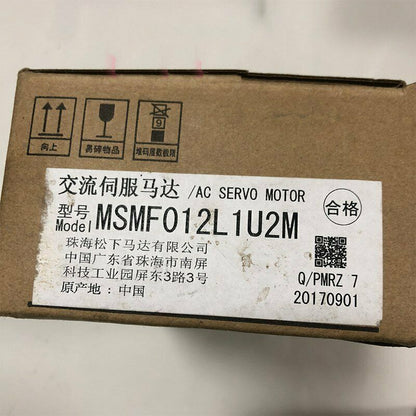 New One-Year Panasonic AC Servo Motor MSMF012L1U2M - PANASONIC