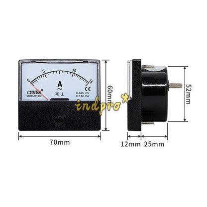 new 1PC DH-670 Analog Ammeter AMP Current Meter Gauge AC 0-15A