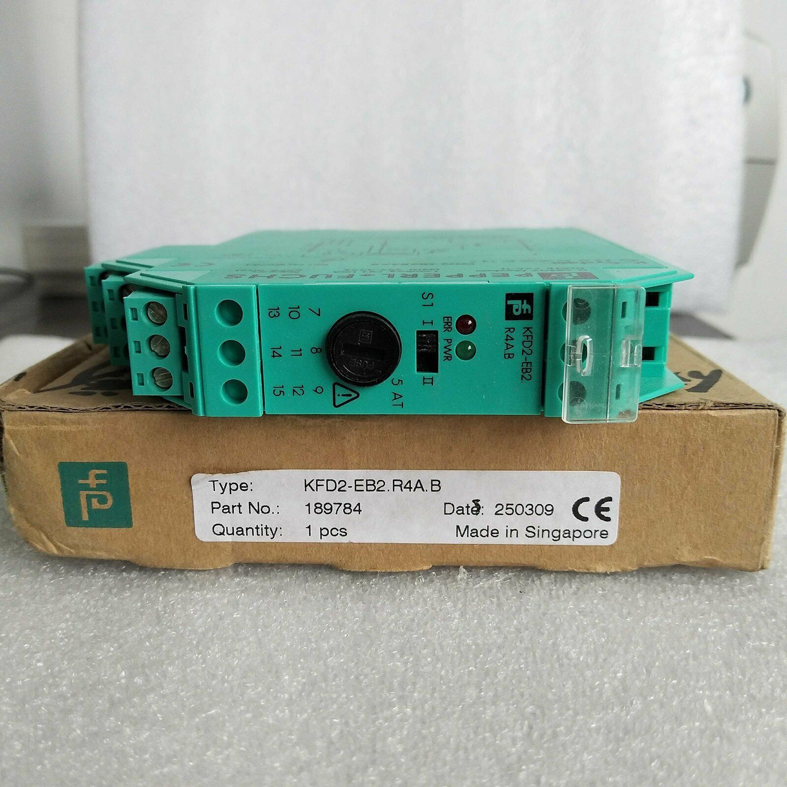 new Pepperl+Fuchs Safety barrier KFD2-EB2 In Box Fast Ship - PEPPERL+FUCHS