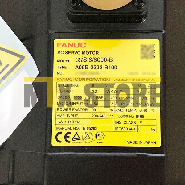 new 1pcs In Box For FANUC A06B-2232-B100 servo motor One year - FANUC