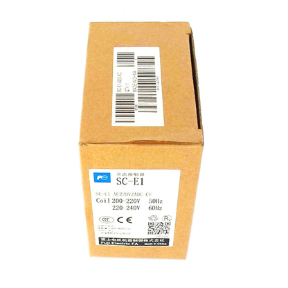 1PC Fuji Electric SC-E1 220V Contactor - FUJI ELECTRIC