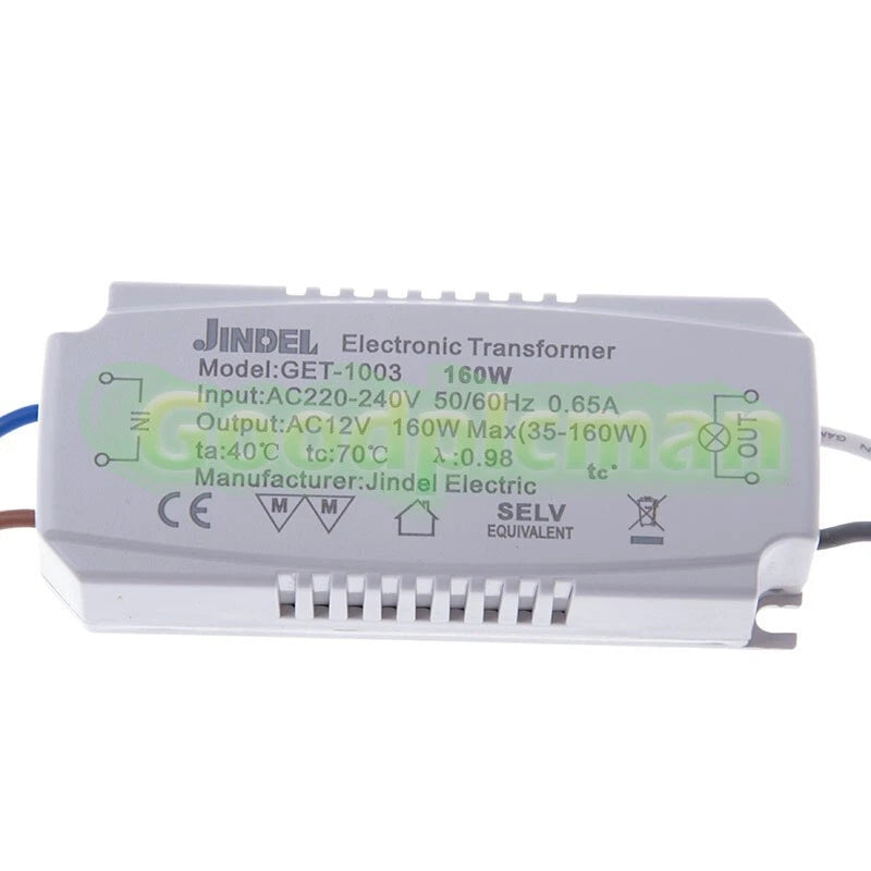1PC GET-1003 GET1003 JINDEL Halogen Lamp Electronic Transformer AC12V 160W