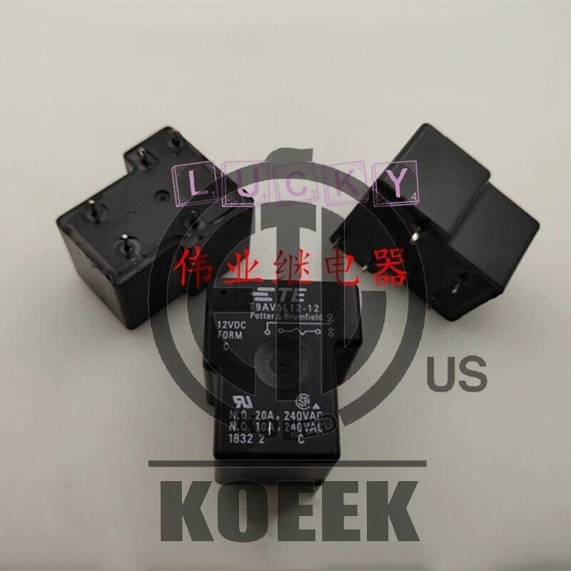 5pcs T9AV5L12-12 12VDC 5 Pins Relay