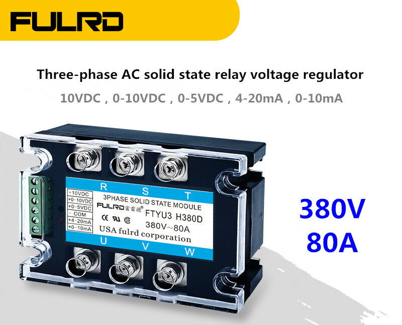 new FTYU3 H380D 80A 380V FULRD three-phase AC solid state relay voltage regulator - SCHNEIDER ELECTRIC