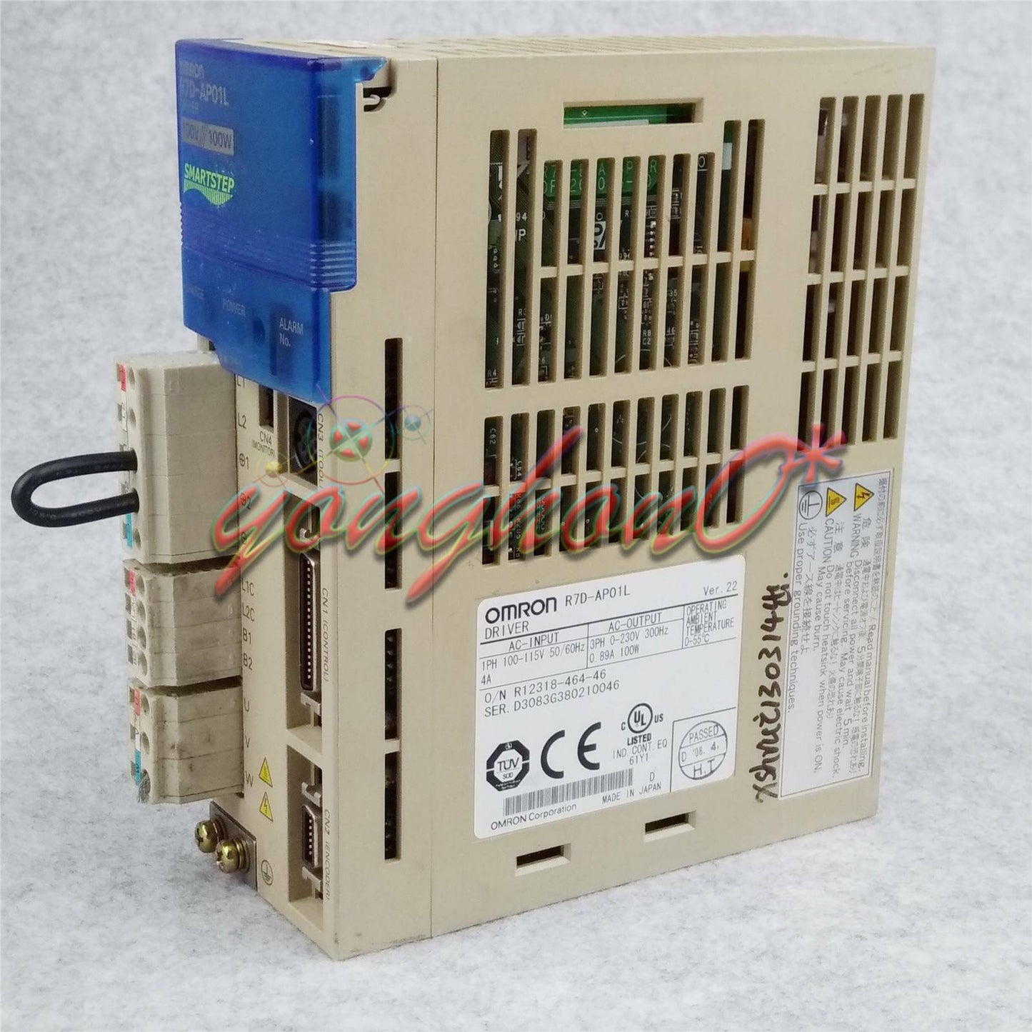 Used Omron Servo Drive R7DAP01L - OMRON